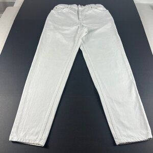 VTG Levi's Jeans Women 28x30* 951 High Rise Relax Taper Denim Orange Tab Tag 10M